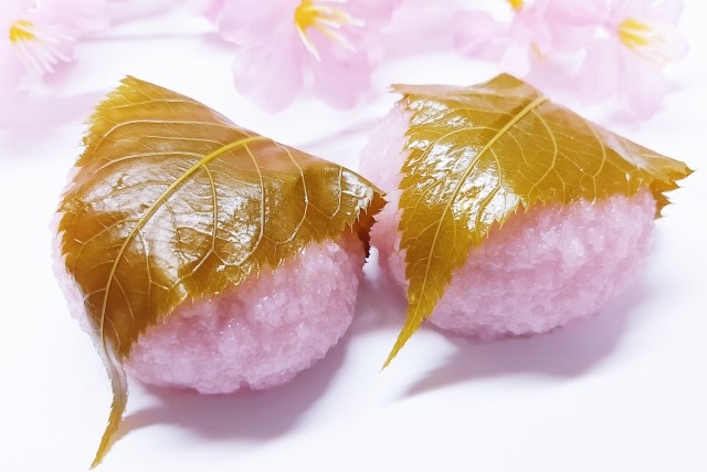 関西風の桜餅