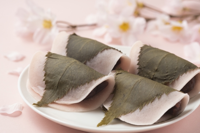 関東風の桜餅